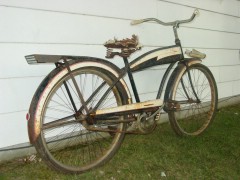 1958 Evans Colson Bicycles Bike Twin Jet Headlight Sonic Metal Sign 9x12" 60727