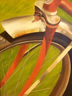 bicycle paintings/85311-orange_bicycle_front_wheel.jpg