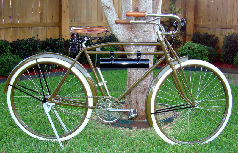 vintage harley bicycle