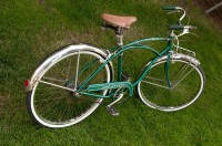 My 1955 Schwinn Corvette - rear 3/4 view