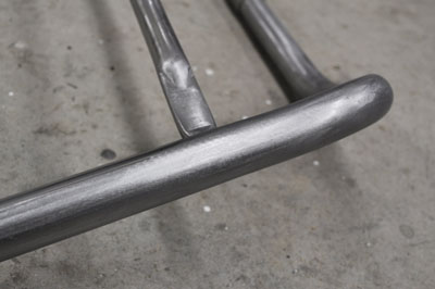 Handlebars welded and smoothed