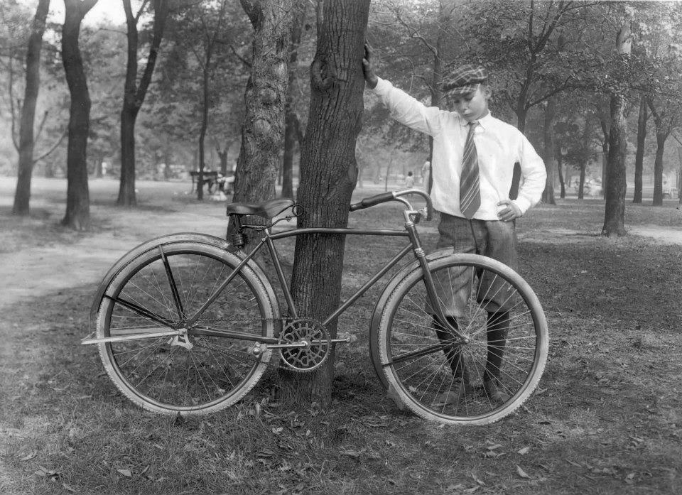 vintage harley bicycle