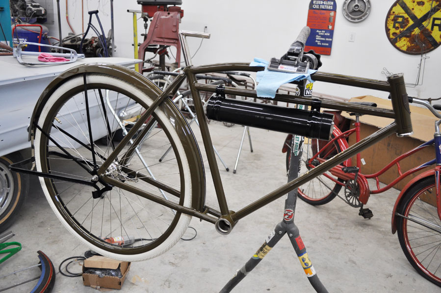 vintage harley bicycle